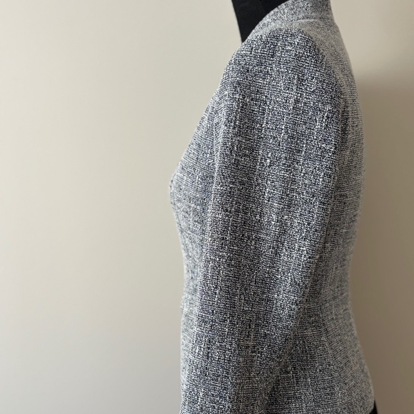 Ann Taylor Elegant Tweed Blazer. Size 2P. Color Melange Effect - Picture 3 of 7